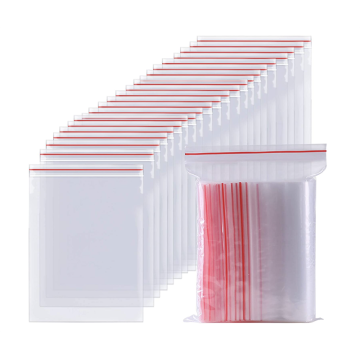 Clear Reclosable Zip Plastic Bags Small